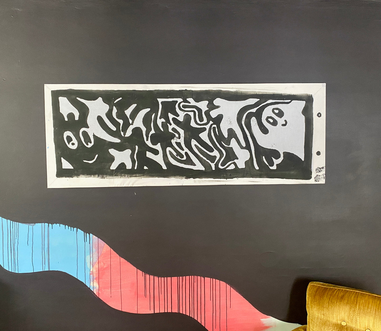 Doods Mural Extra Large Stretched Print